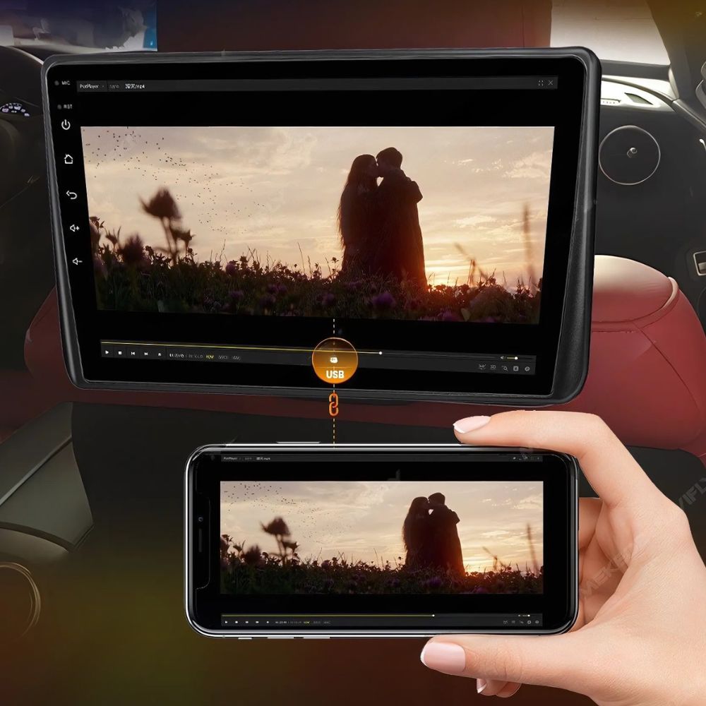 Monitor da 10'' per Tablet TV da Installare in Auto