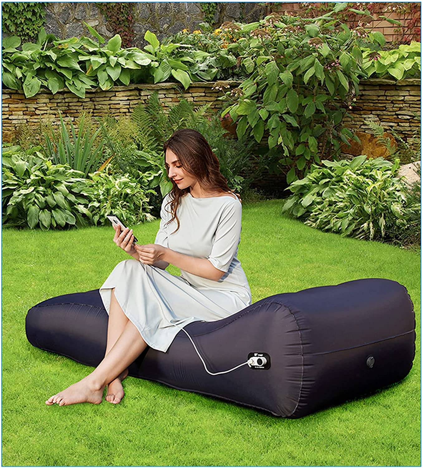 Automatische Opblaasbare Lounge Matras voor Binnen en Buiten