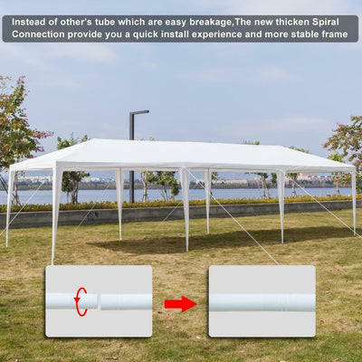 10' x 30' Bianco Tenda Portatile per Feste