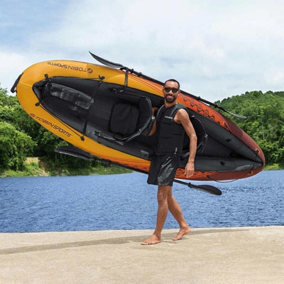 Kayak Tandem da 3 Metri per 2 Persone con Paddle e Pompa Inclusi