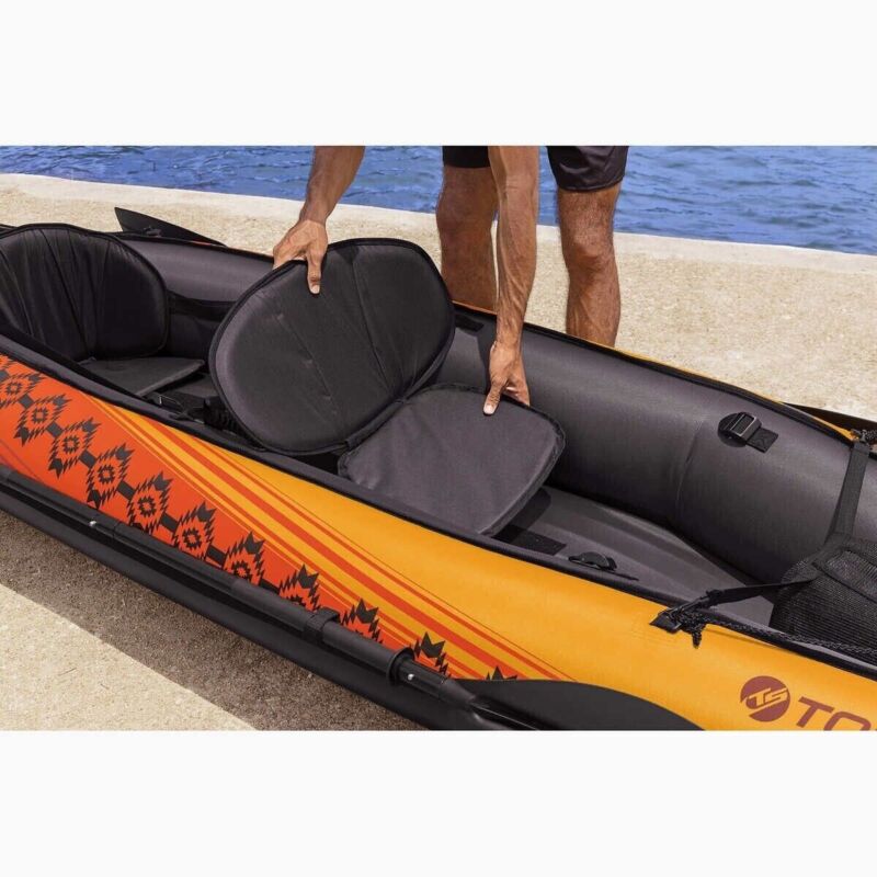 Kayak Tandem da 3 Metri per 2 Persone con Paddle e Pompa Inclusi